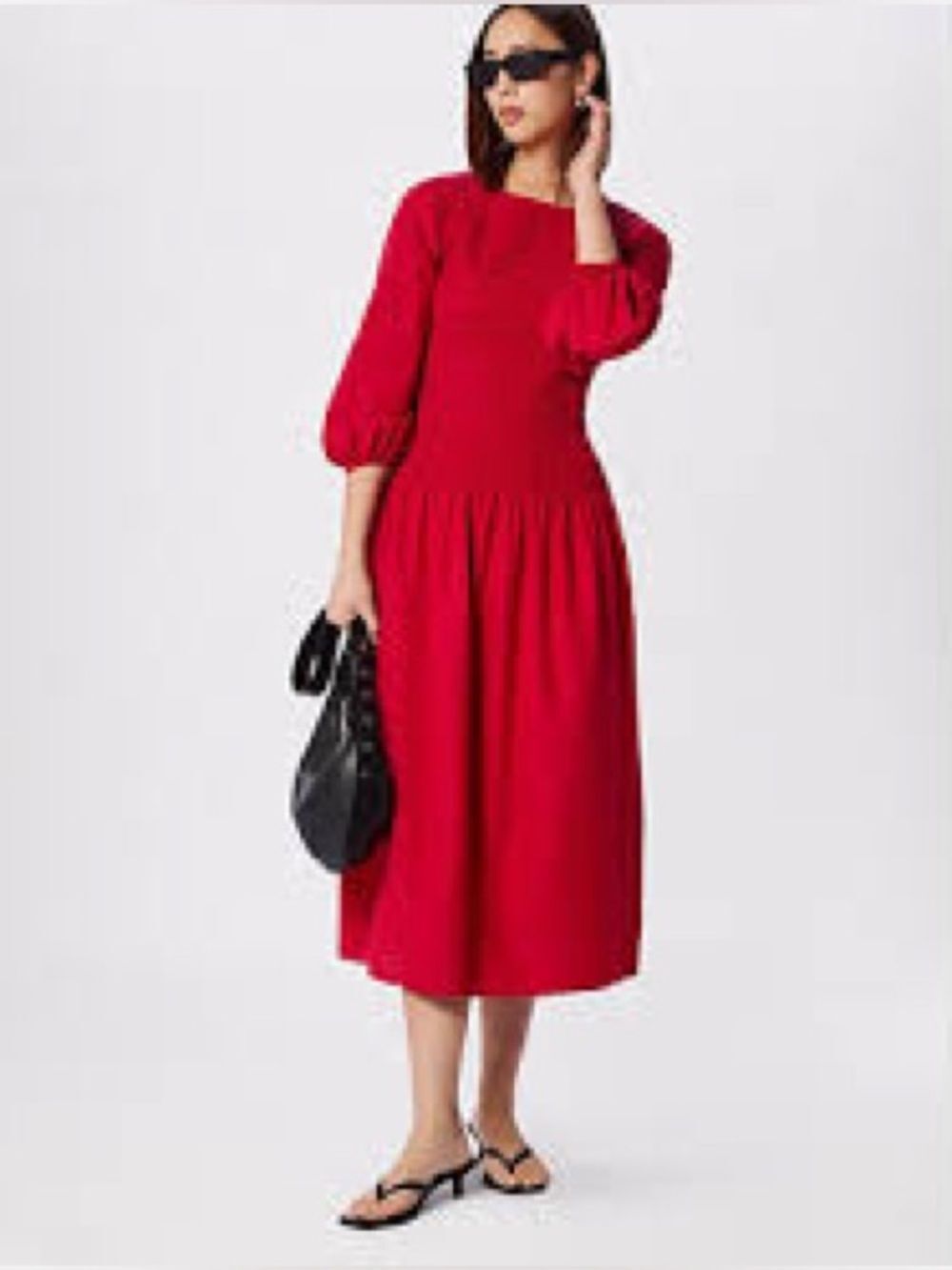 NWT Whistles Red Midi Dress
